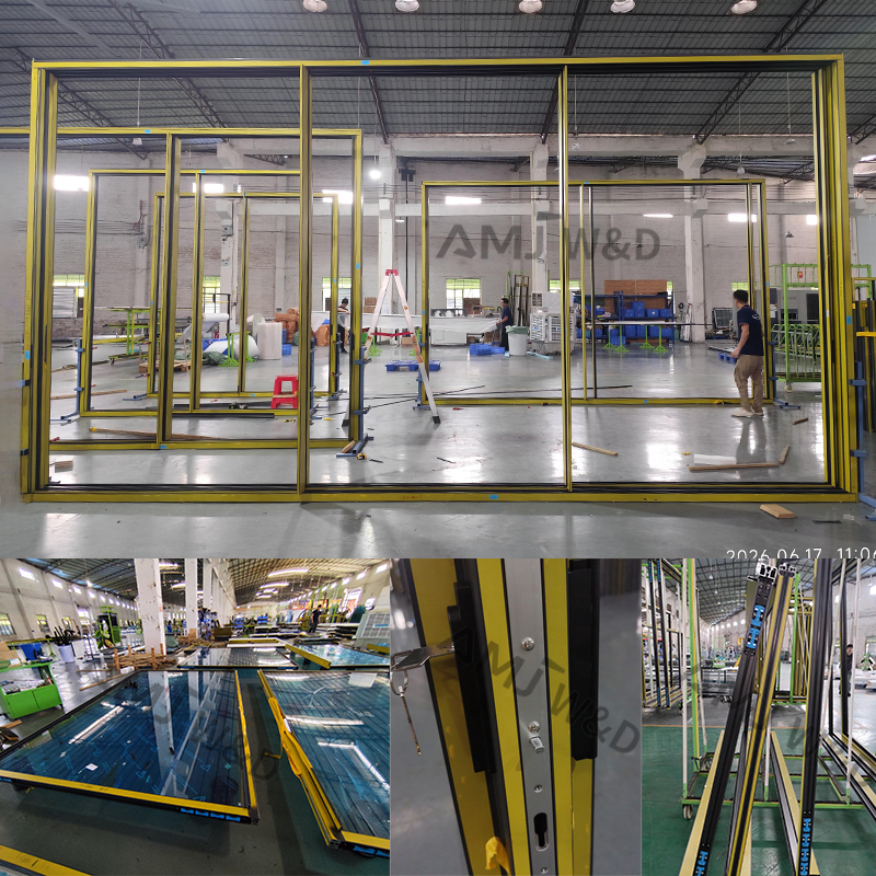 Nfrc Certified Invisible Frame Sliding Door Thermal Break Aluminum Ultra Slim Soundproof High Performance Sliding Door System