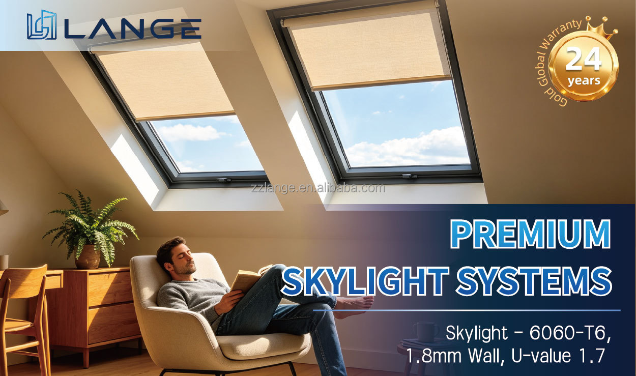 Aluminium Flat Roof Skylight
