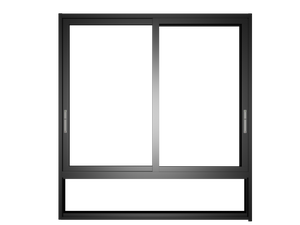 Factory Aluminum Double Glazed Fix Windows Sliding Glass Window