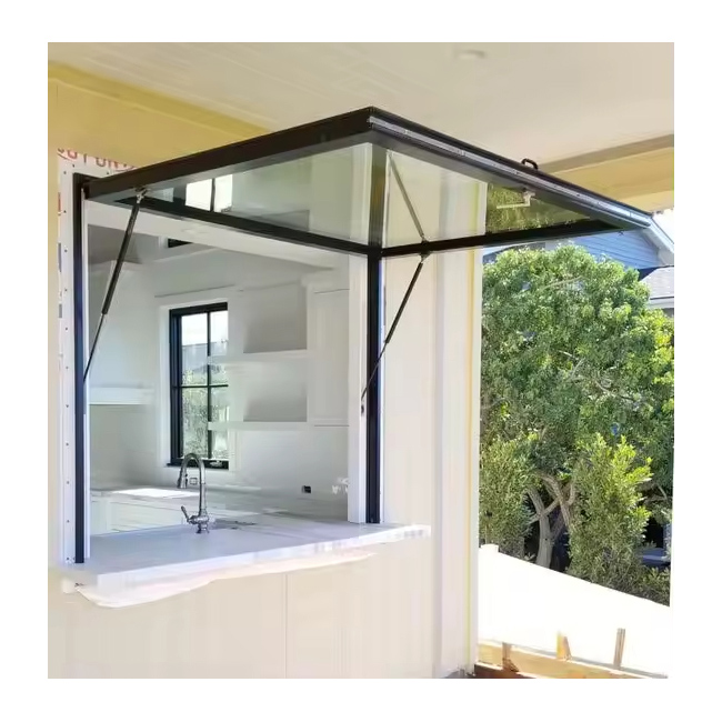 Roof Skylight Bay Window Fix Windows Swing Aluminum Alloy Flip Window Cheap Price