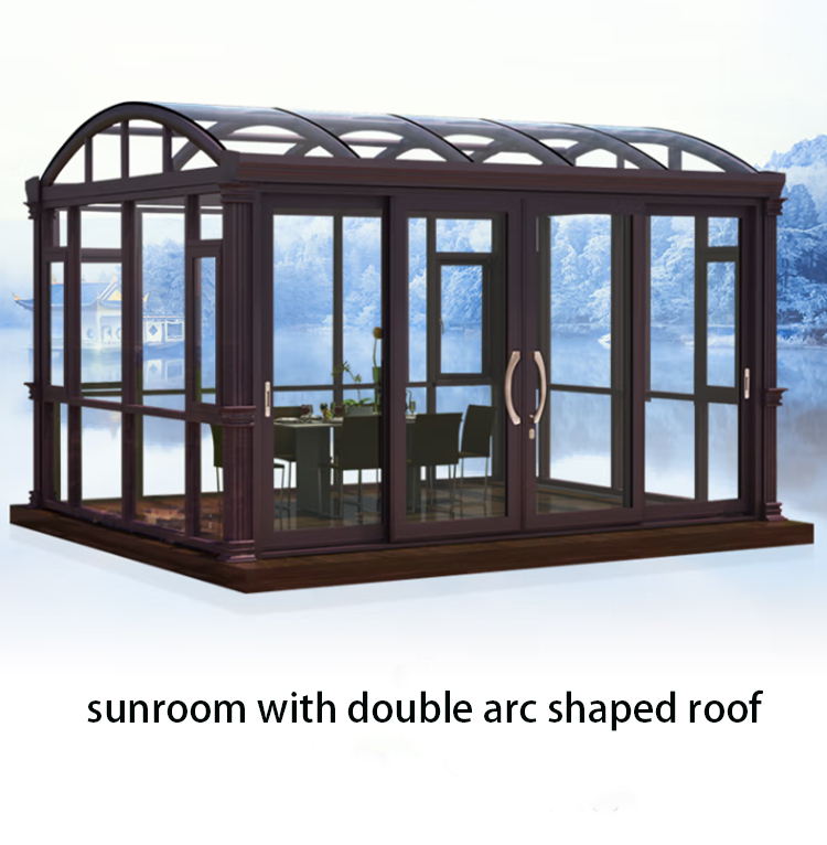 Best Selling Fully Finished Quick Assembly Mobile Sunrooms Prefabricated Glass House Sliding Windows Easy Install Home Solutions