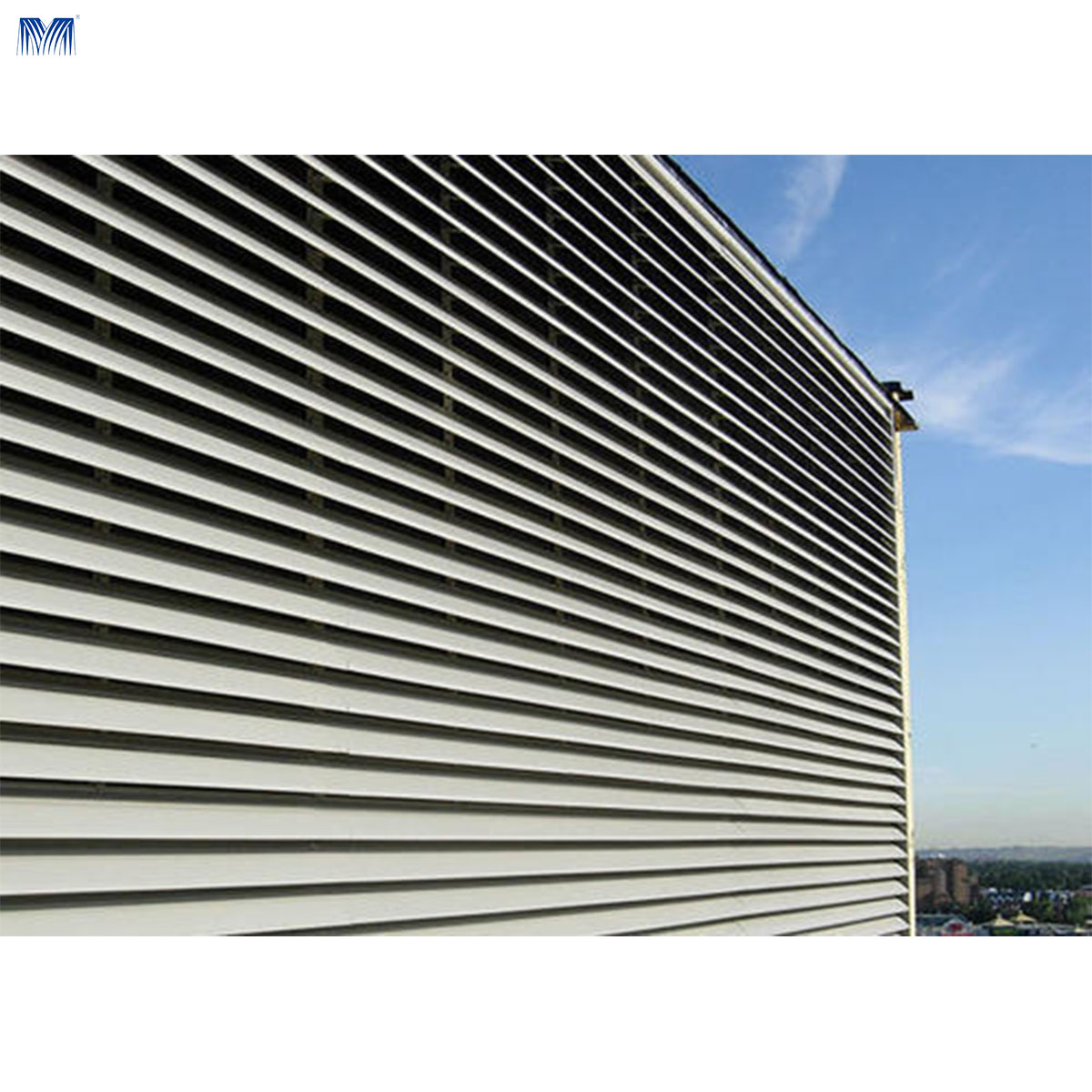 High Quality Aluminum Door Panels Hurricane Insulation Crank Wind Bathroom Aluminum Metal Frame Louvers