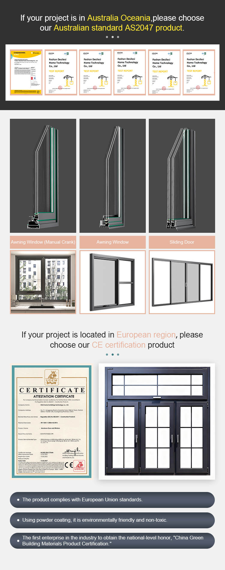 Glass and Hardware Performance