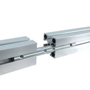 Wholesale Customized 6063 T5 40x40 Sliver Aluminium Industrial Profiles for Windows and Doorsion