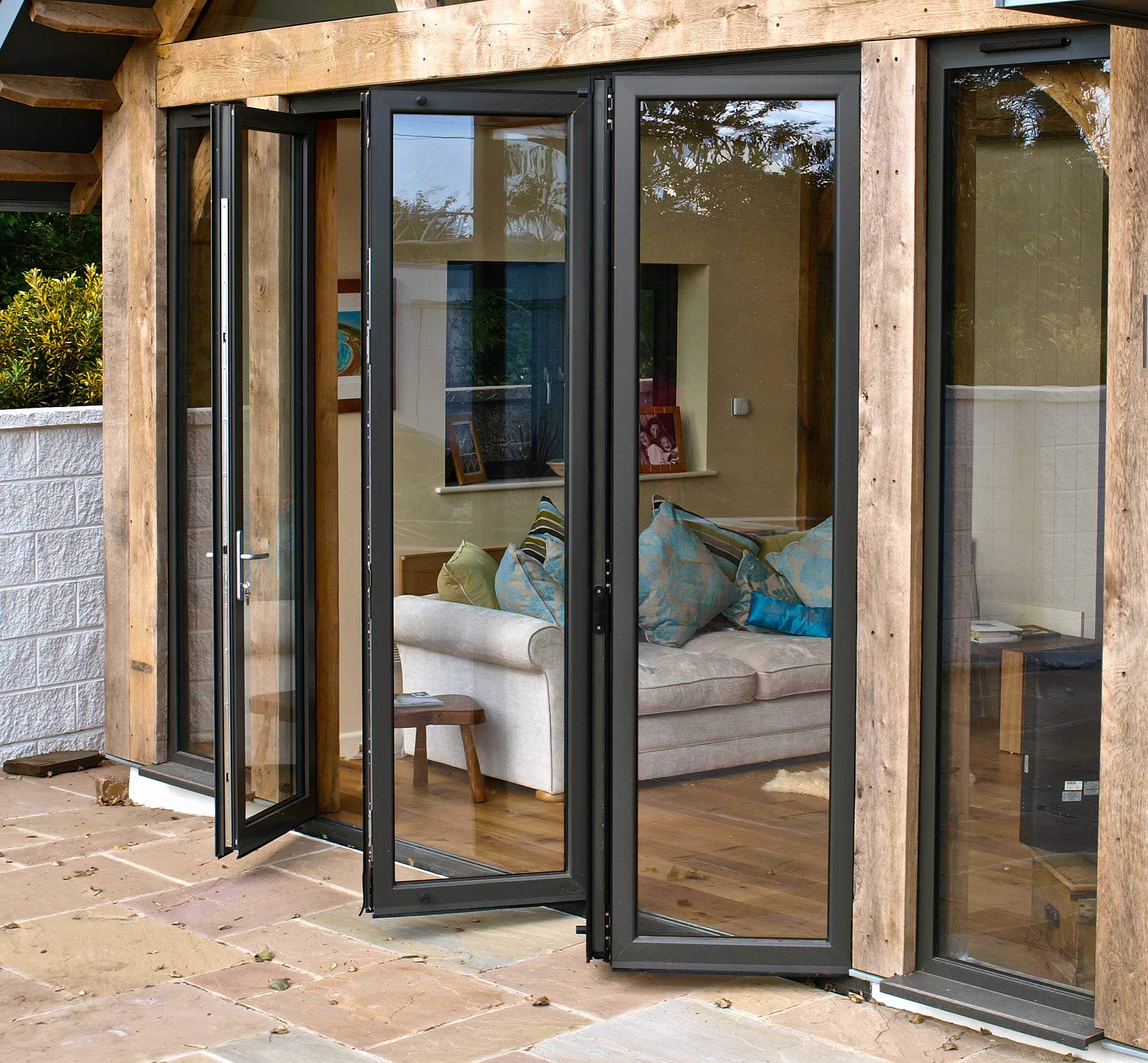 Premium Fireproof Aluminium Folding Door with Soundproof Features