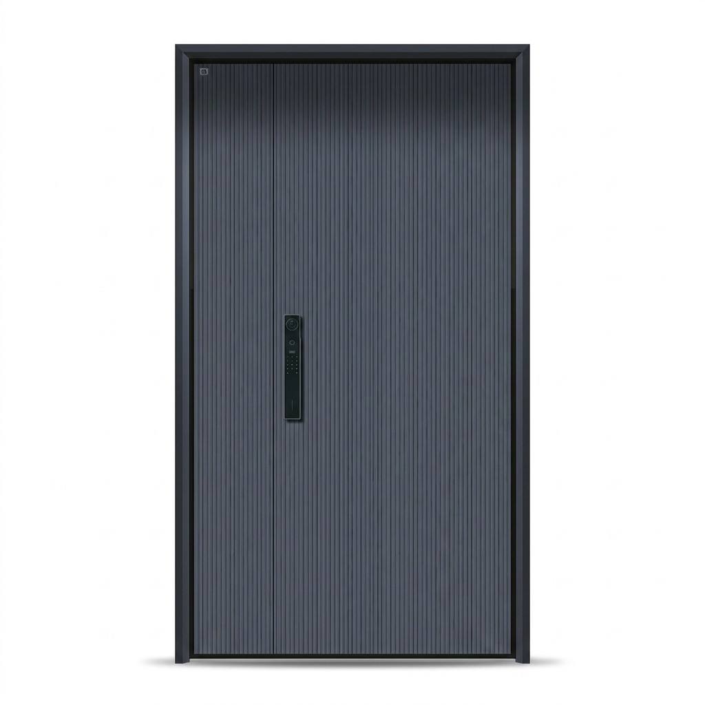 3mm All-Aluminum Minimalist Doors, Custom Size, Style &amp; Color Contemporary Decor Door Minimalist Aluminum Door