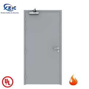 UL Listed 1 2 3 Hour Metal Fire Doors Rated Steel Fire Rated Hollow Metal Flush Door