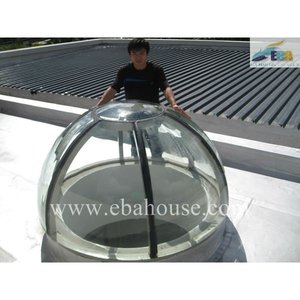 Aluminium Glass Dome Arched windows Glass Awning Window Skylight