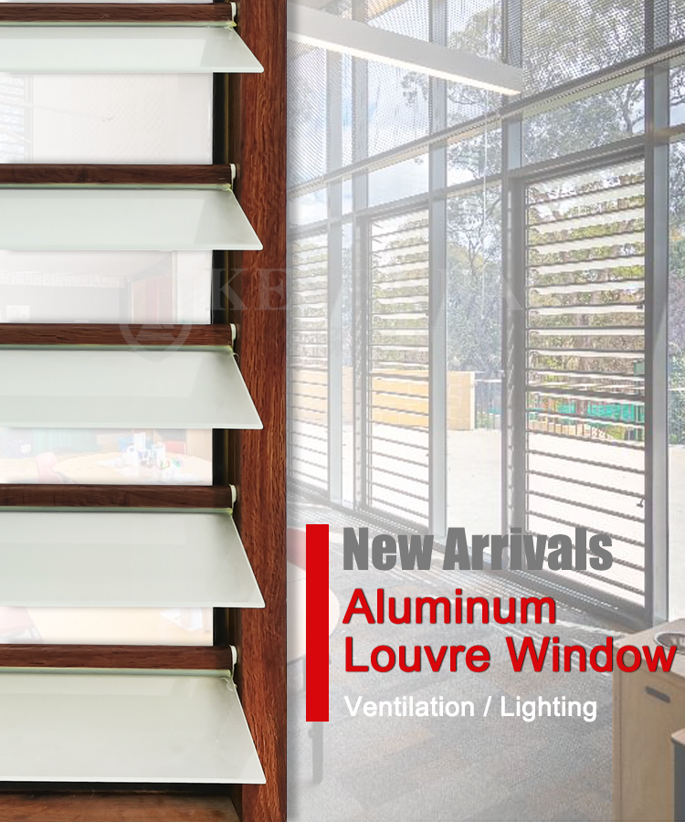 Aluminum Glass Louvre Architecture
