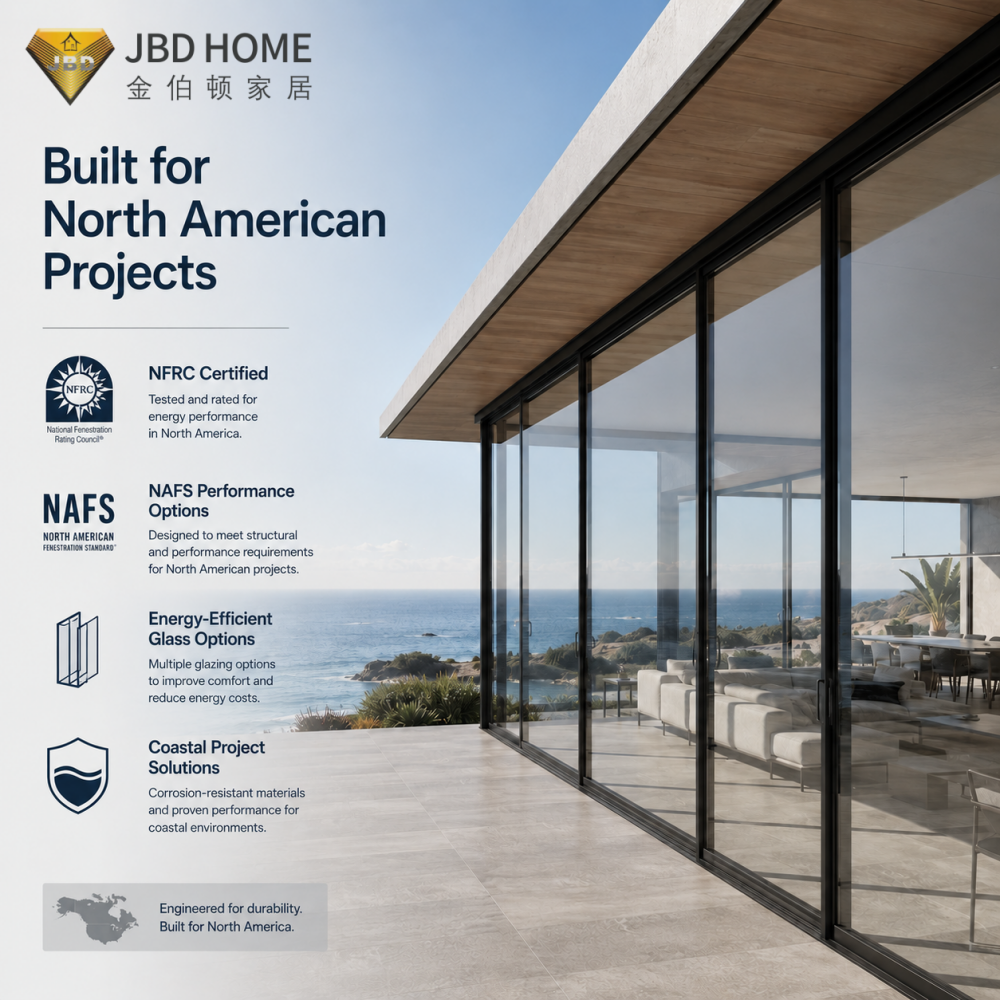 Factory Direct Supply Interior Double-layered Tempered Glass Automatic Aluminum Sliding Glass Door Windproof For Houses