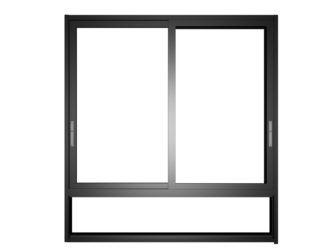 Factory Mobile Home Simple Aluminum Double Glazed Fix Windows Hot Sale Sliding Glass Window for House
