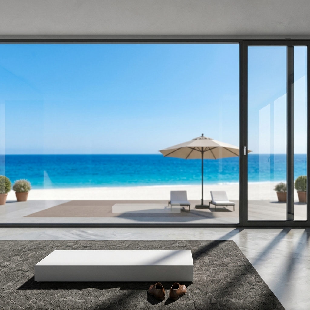NOA Certified Wind &amp; Hurricane Resistant Modern Aluminum Double Glazed Doors for Prefabricated Homes