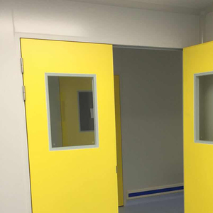 High Quality Modern Sound Insulation Sealed High Speed Aluminum Clean Doors For Hospital Bathroom Workshop Use