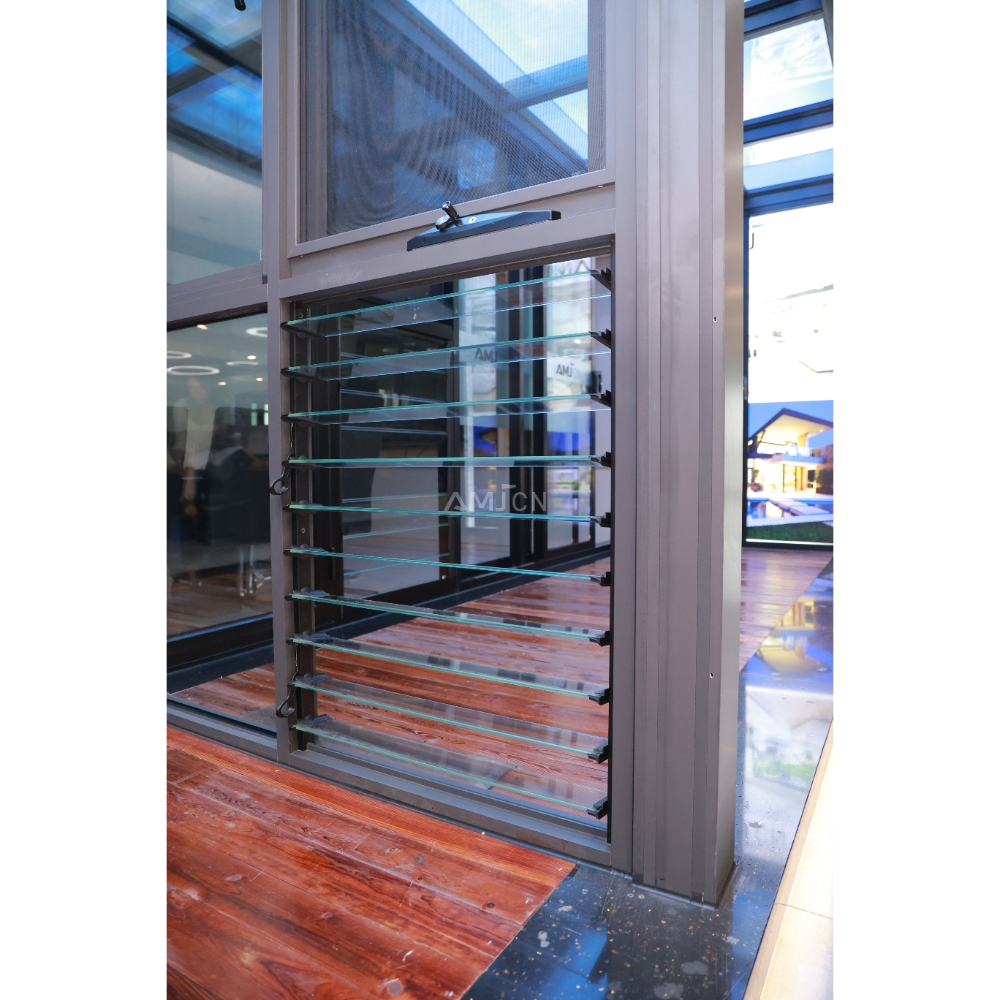 Australian Standard Window Glass Louver Automated Glass Jealousy Louvers Aluminium windows Airier Louvre windows Blades Glass