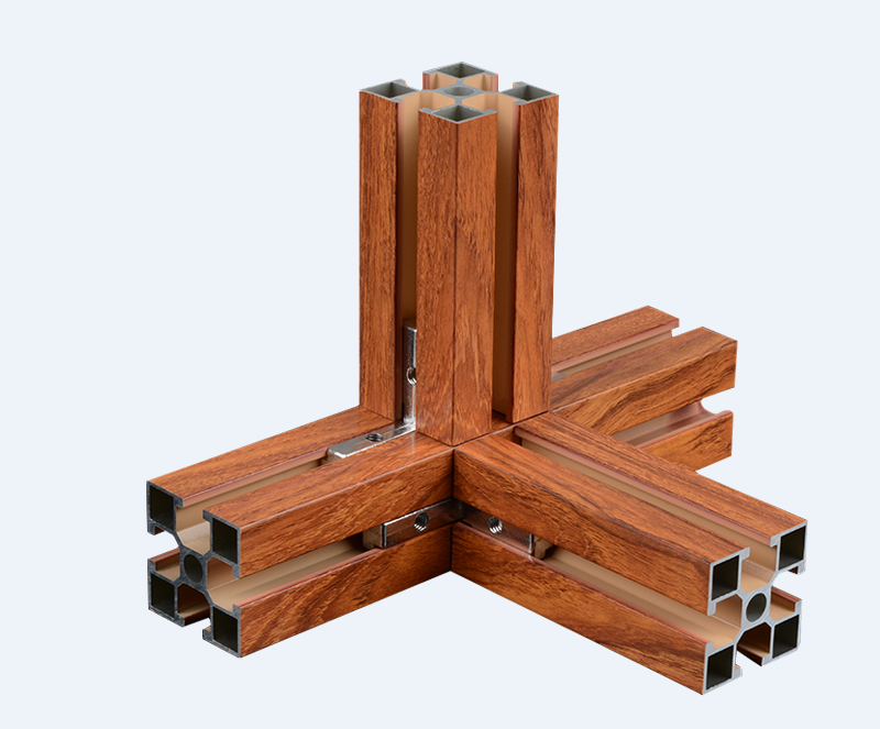 Wholesale Customized 6063 T5 40x40 Sliver Aluminium Industrial Profiles for Windows and Doorsion