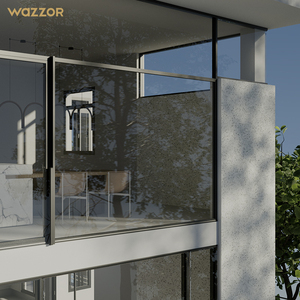 Aluminum Glass Casement Window With Mosquito Fly Net Screen