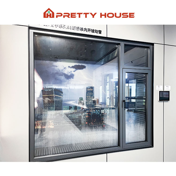 Heavy Duty Energy Efficient Insulated Double Glazed Windows and Doors Factory Aluminium Frame Tilt and Turn Window