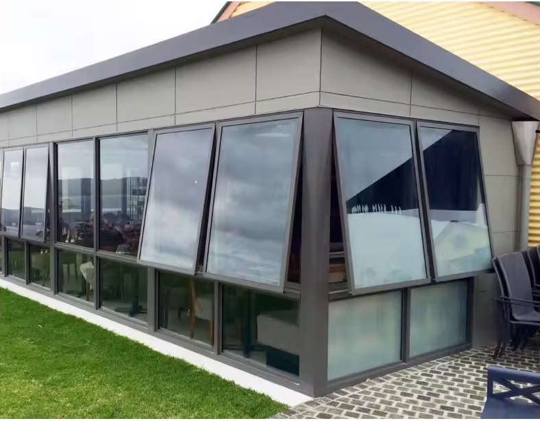 Roof Skylight Bay Window Fix Windows Swing Aluminum Alloy Flip Window Cheap Price