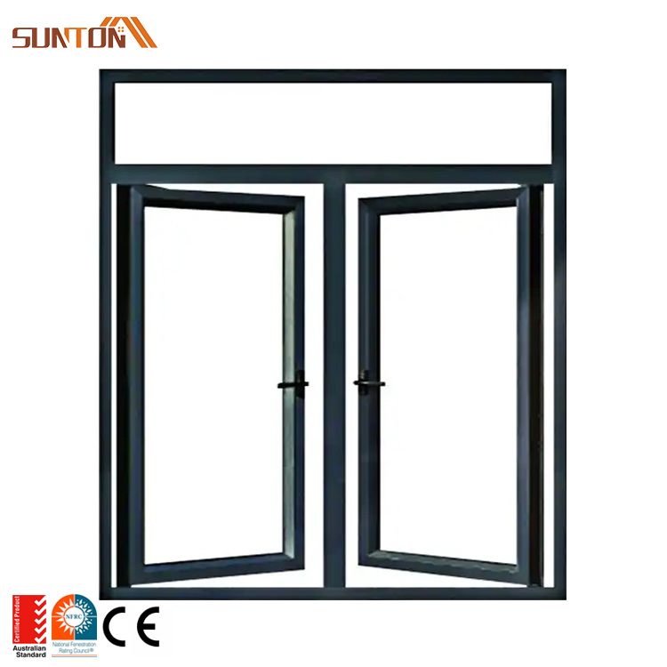 AS2047 Australian Standard Aluminium Alloy Double Glazed Glass Door and Aluminum Casement Window