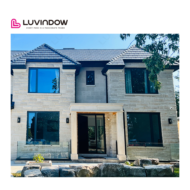 NFRC Certification Thermal Break Aluminum Windows Sound Insulation Double Glazed French Casement Windows