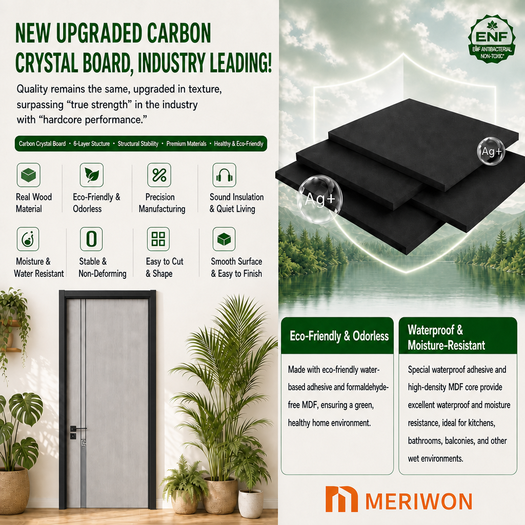 Factory Supply Wood Aluminum Door Superior Waterproof and Fireproof with Laminated Panel for Bedroom Project and Dormitory