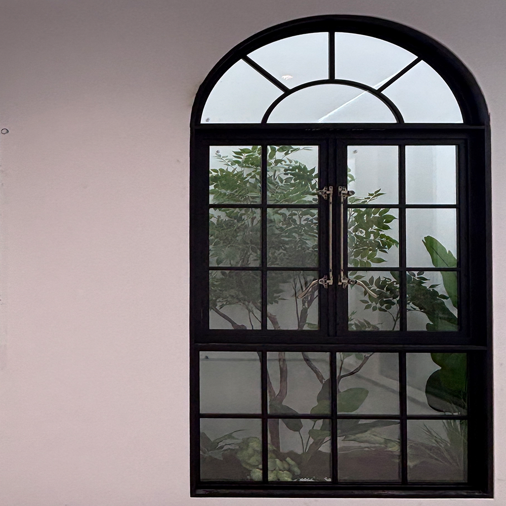 European-style Aluminum Alloy French Windows, Vintage Arched Folding Screens, and Hotel Casement windows