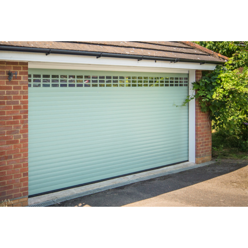 Powder Coated Tambour Door Roller Shutter Aluminium Typhoon Roller Shutter Door Electric Rolling up Door