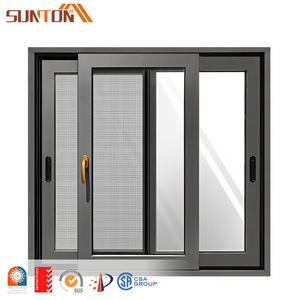 Thermal Break Aluminum Horizontal Sliding Window For Homes