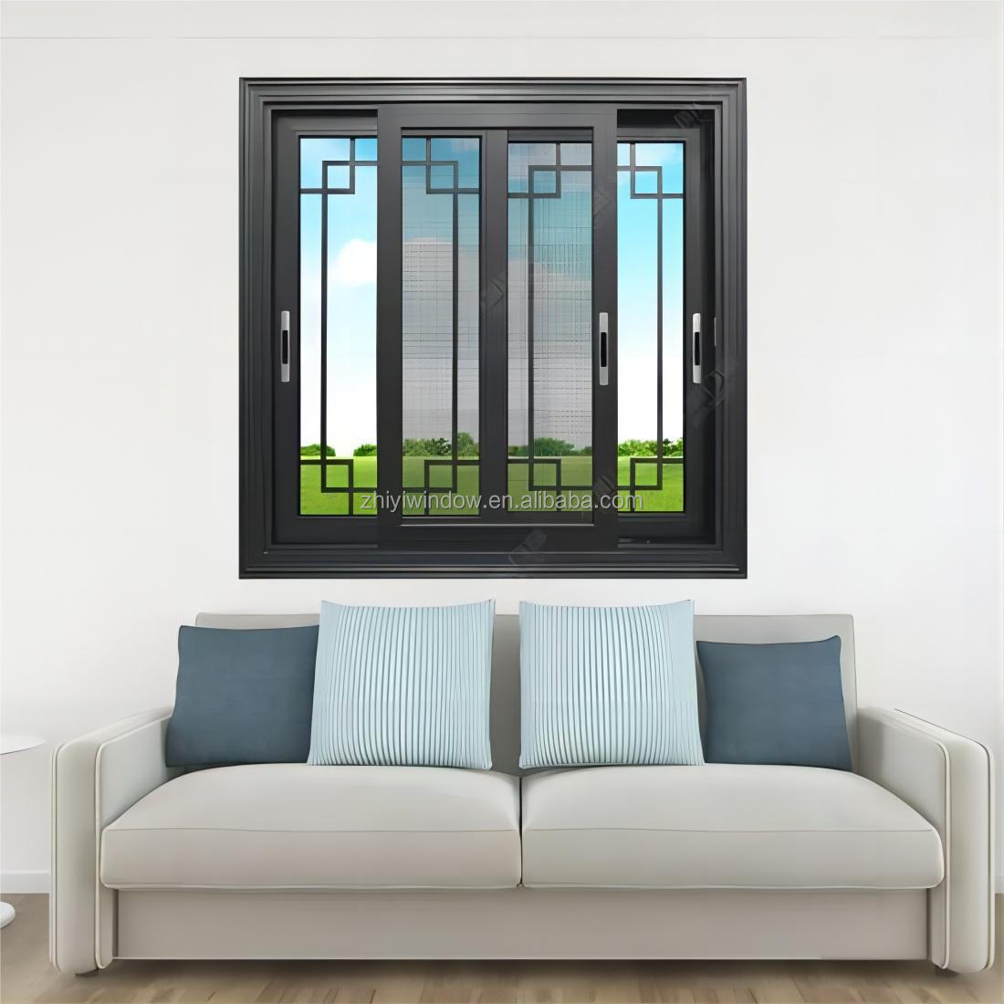 Aluminum sliding window