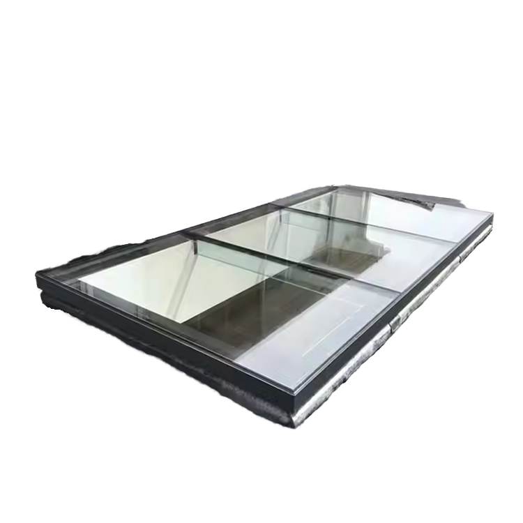 DEMEA Commercial Aluminum Electric Skylight Window Artificia Low-e Glass Skylight Roof Window