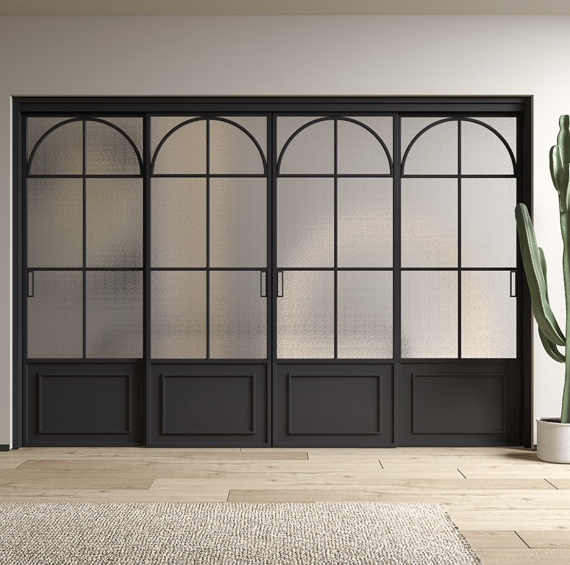 Entry Hurricane Impact Hotel Use French Exterior Thermal Break Aluminum Alloy Patio Doors Double Glazed Tempered LowE Glass TUV