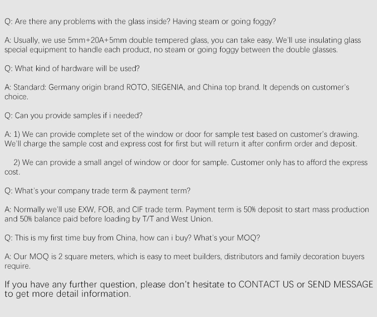 FAQ Support and Service