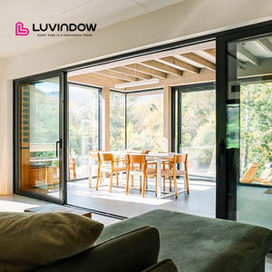 Thermal Break Aluminum Lift and Slide Door Triple Glazed Low E Glass