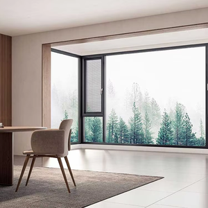 Powder Coated Anthracite Grey Aluminium Casement Window