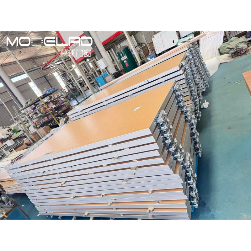 Modern Style Aluminum Wooden Door French Interior Door for Apartment Buildings Ecological Residence Door Factory Direct