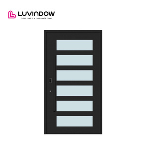 Modern Aesthetic Built to Last Low Maintenance Thermal Break Aluminum Glass Pivot Door for Luxury Villa Exterior Entry Hotel Use