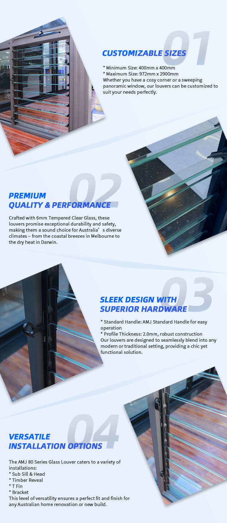AMJ Glass Louver Engineering Feature