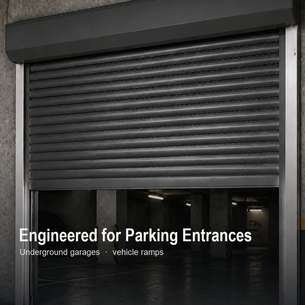 Outdoor Aluminum Alloy Roller Shutter Door Waterproof Windproof For Warehouse Shop Hotel Villa Buyers Custom Order