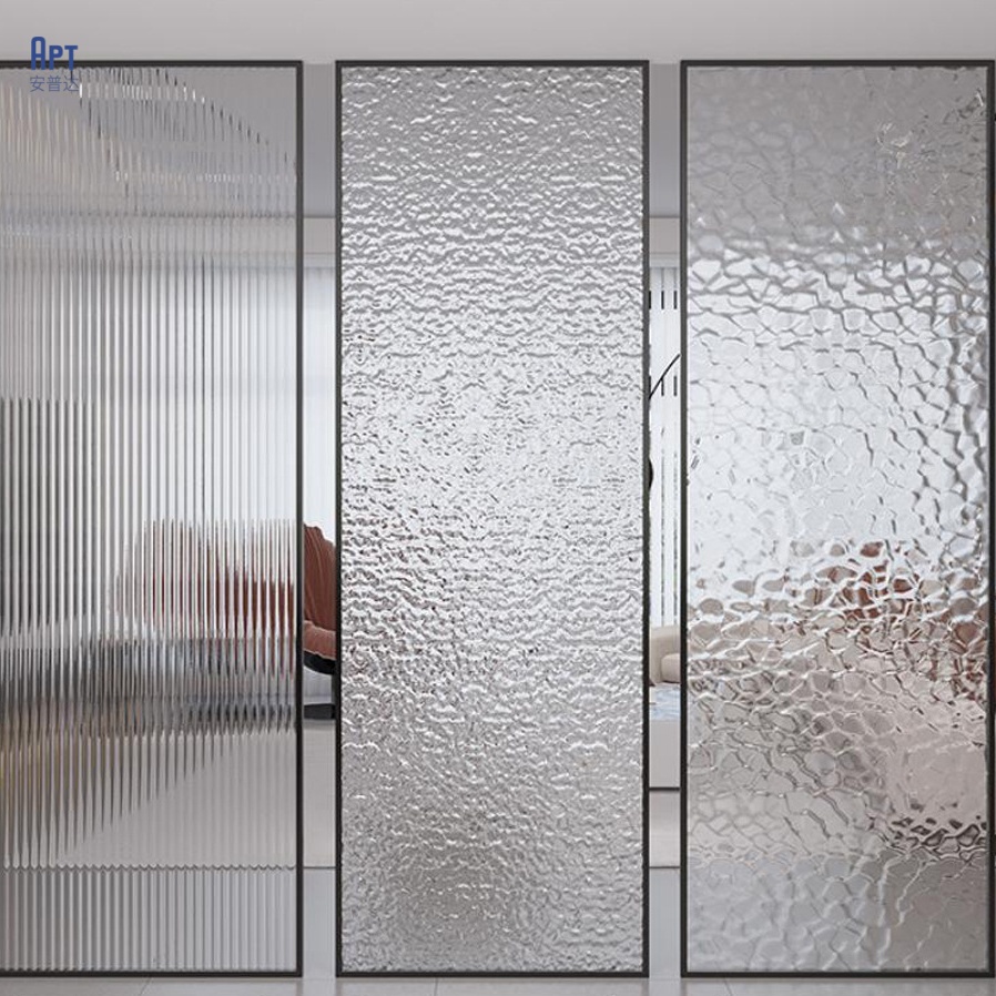 Exterior Interior French Style Aluminium Glass Dining Doors Custom Size Color Double Single Panels Tempered Glass Entry Patio