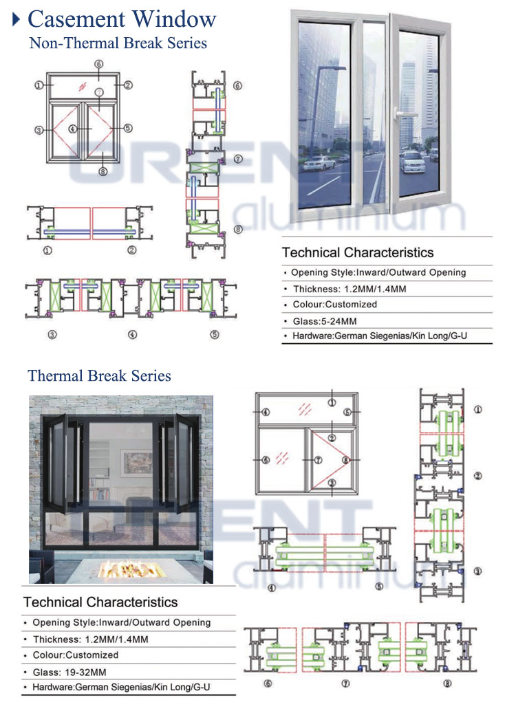 Aluminium Window Design Style 1