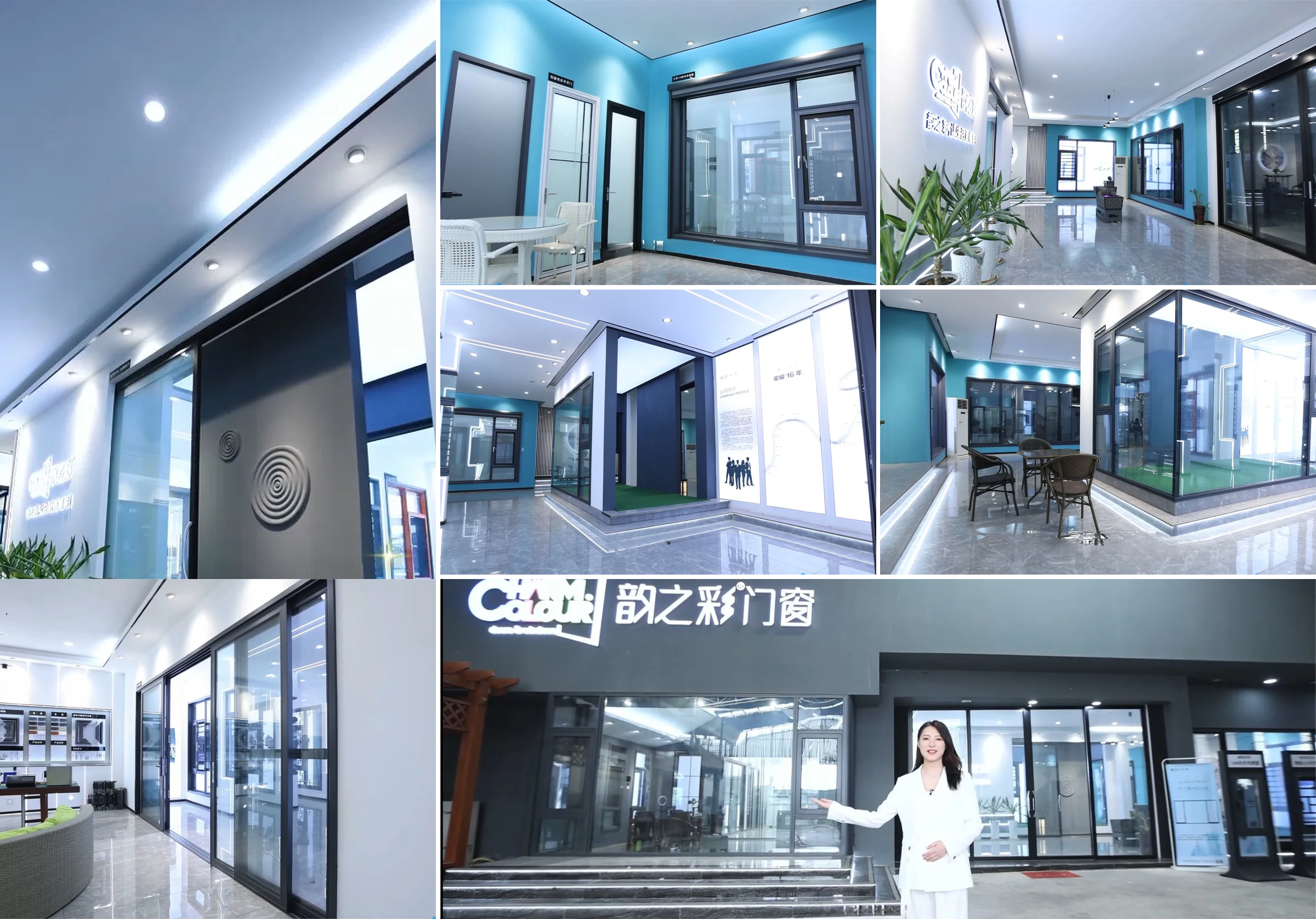 Wood Grain Aluminum Sliding Door Interior Wood Finish Transfer Sliding Glass Door for Living Room Bedroom Classic Design
