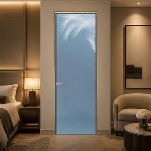 High Quality Aluminum Clad Wood Doors Noise Reduction and Waterproof Modern Design Rust Proof for Building Project Use