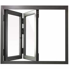 Aluminium folding window