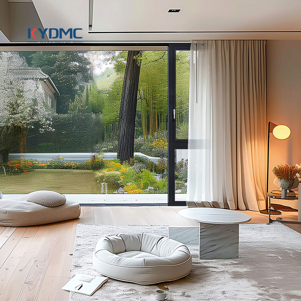 American Design Heavy Duty Casement windows with Screen Black Frame Double Glazed Window Casement windows
