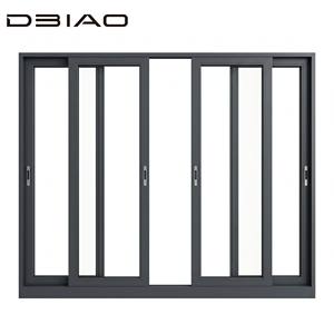 Villa Custom 126 Series Modern Panoramic Horizontal Six Track Sliding Aluminum Window