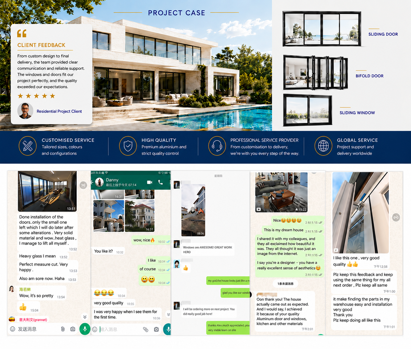 Thermally Broken Vertical Single-hung Windows Modern Grill Heat Insulation Double-hung Windows for Houses
