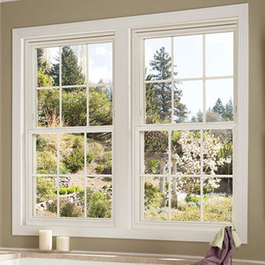 Thermally Broken Vertical Single-hung Windows Modern Grill Heat Insulation Double-hung Windows for Houses