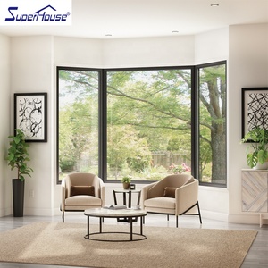 Modern Villa Large Aluminium Corner Picture Window