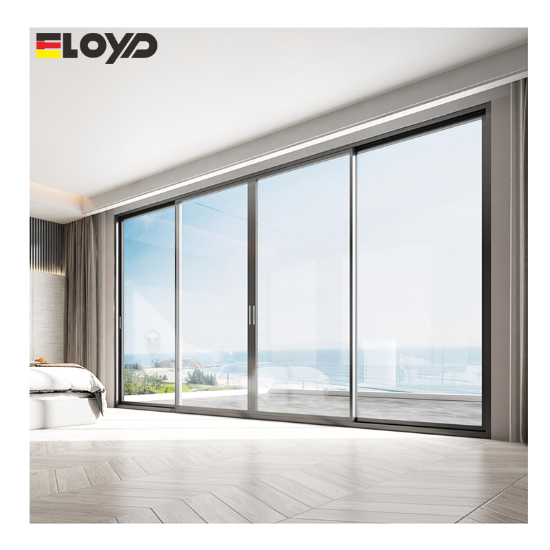 Eloyd Soundproof 12 Foot Multi Panel Aluminum Sliding Doors Tinted Lowes Sliding Glass Patio Doors Price
