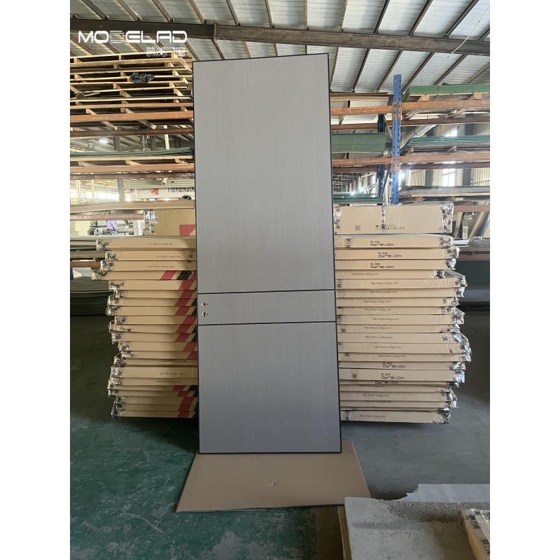 Modern Style Aluminum Wooden Door French Interior Door for Apartment Buildings Ecological Residence Door Factory Direct